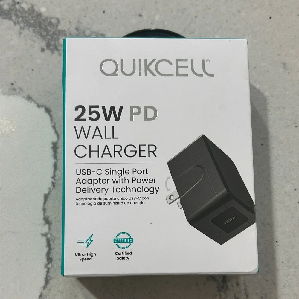 25W PD Wall Charger - Black